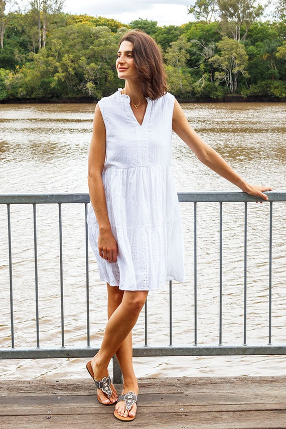 Amore Sundress White